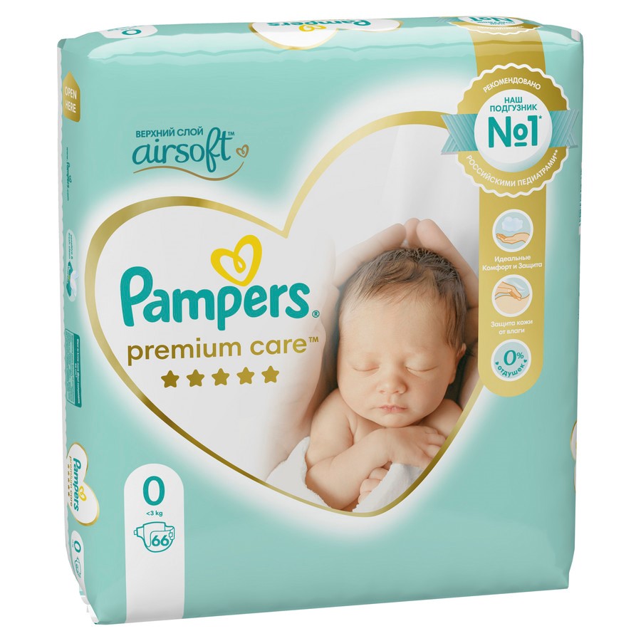 Подгузники PAMPERS Premium Care Mini (4-8кг) №66 картинка № 2