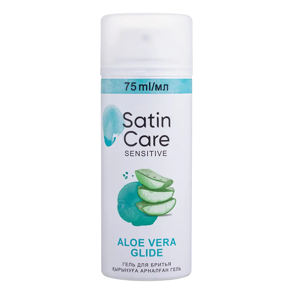 Гель для бритья SATIN CARE д/женщин д/чув. кожи Aloe Vera 75мл