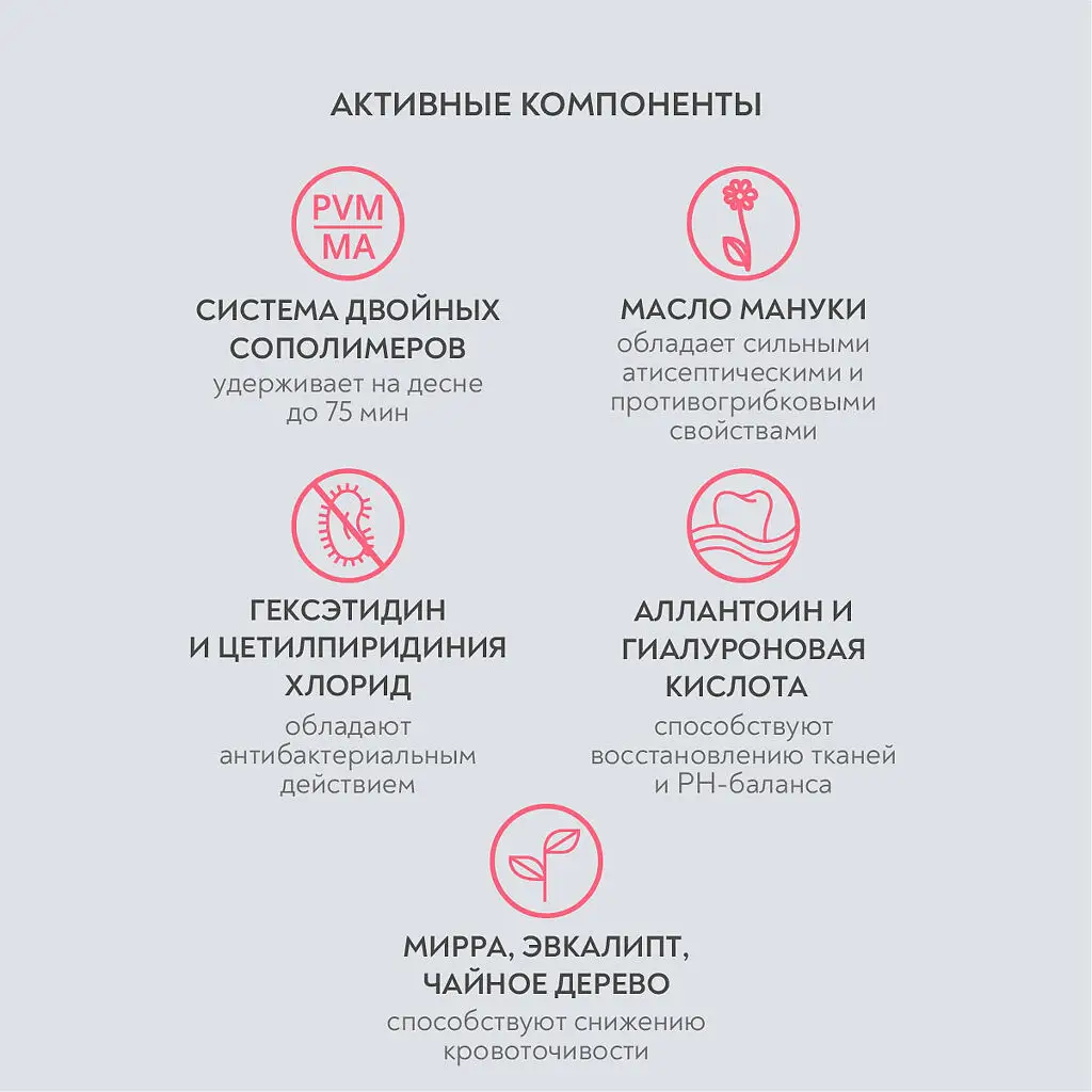 Зубной бальзам ПРЕЗИДЕНТ Professional Adhesium д/десен. 5г картинка № 4