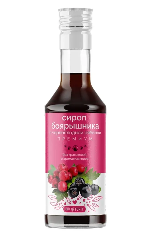 Сироп Боярышник с чернопол. рябиной 250мл