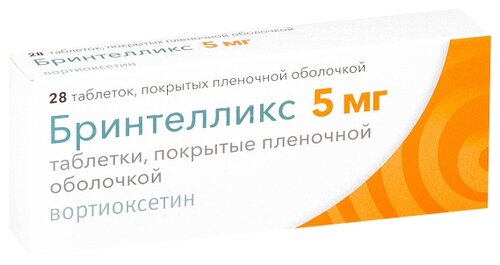Бринтелликс таб. п/пл. об. 5мг №28