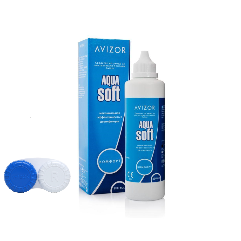 Раствор для контактных линз AVIZOR Aqua Soft Comfort 250мл