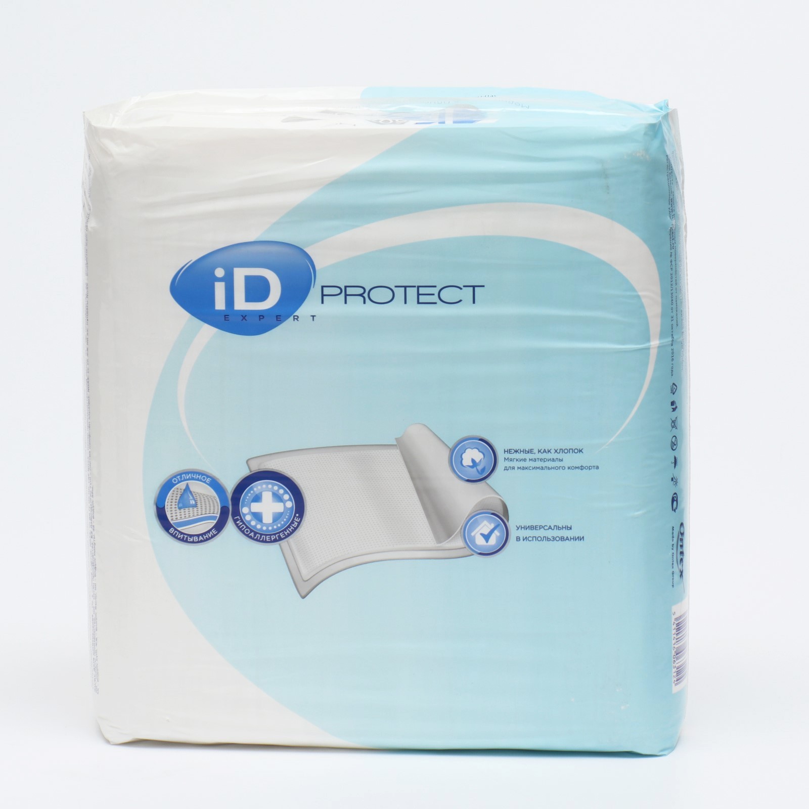 Пеленка ID Protect Expert впитывающ. 60х90см №30