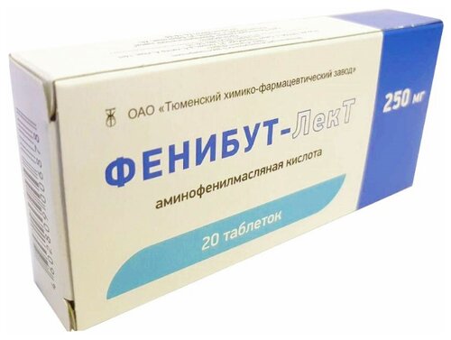 Фенибут-Лект таб. 250мг №20