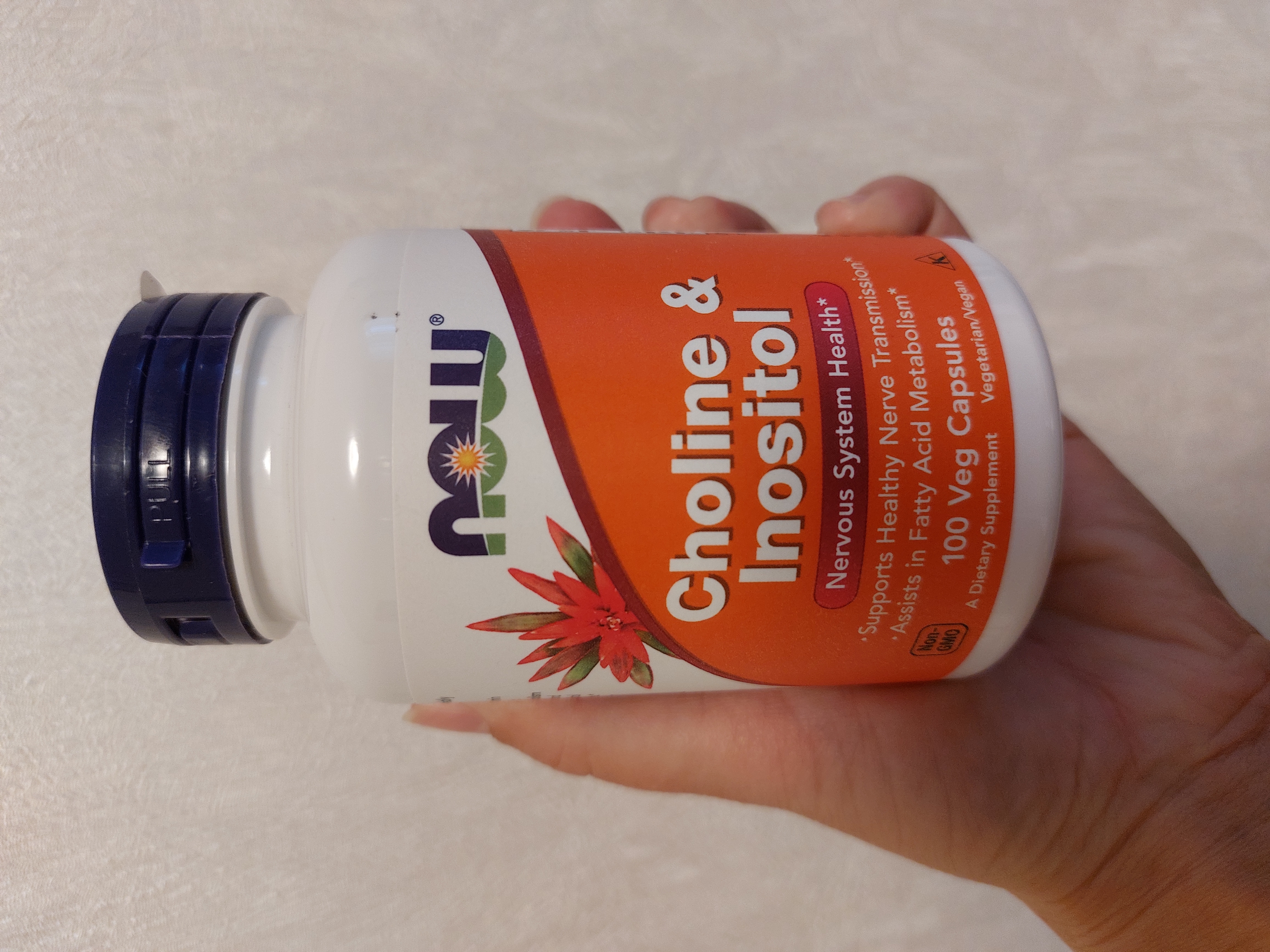 Нау Фудс (Now Foods) Холин+Инозитол 500мг капс. 1139мг №100
