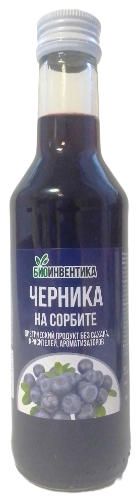 Сироп Черника на сорбите 250мл