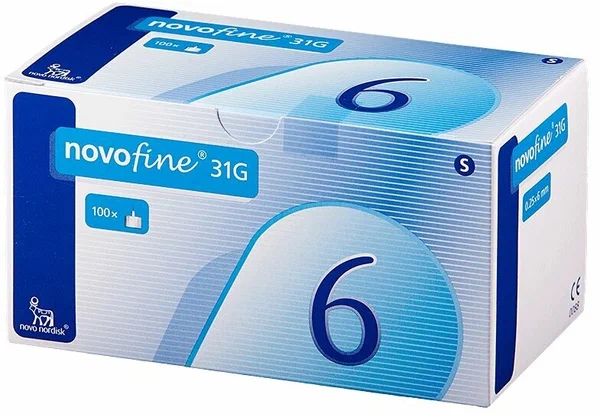 Игла Новофайн д/шприц ручки G31 0,25 х 6мм №100