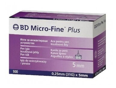 Игла Micro-Fine + 31G 0,25х5мм №100