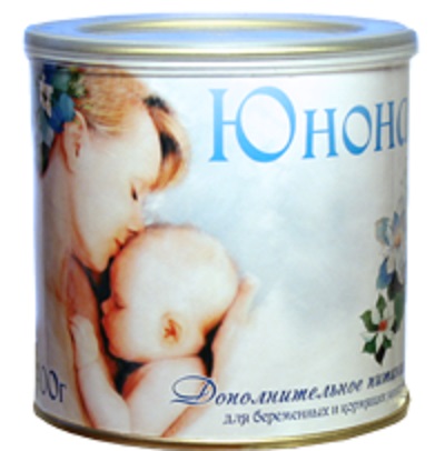 Юнона смесь витаминная д/беременных и кормящих женщин бан. 400г