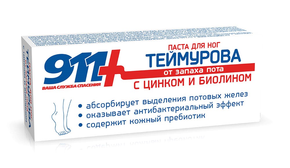 911 Теймурова паста д/ног 50мл