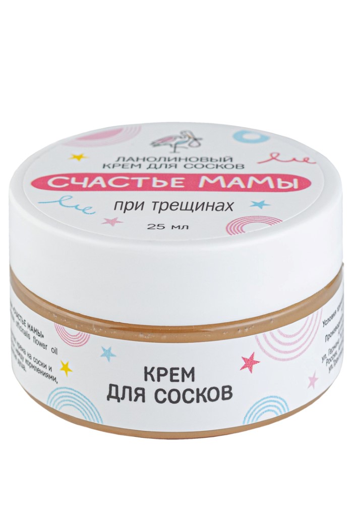 Крем Счастье Мамы д/ухода за чувствит. кожей сосков 25мл