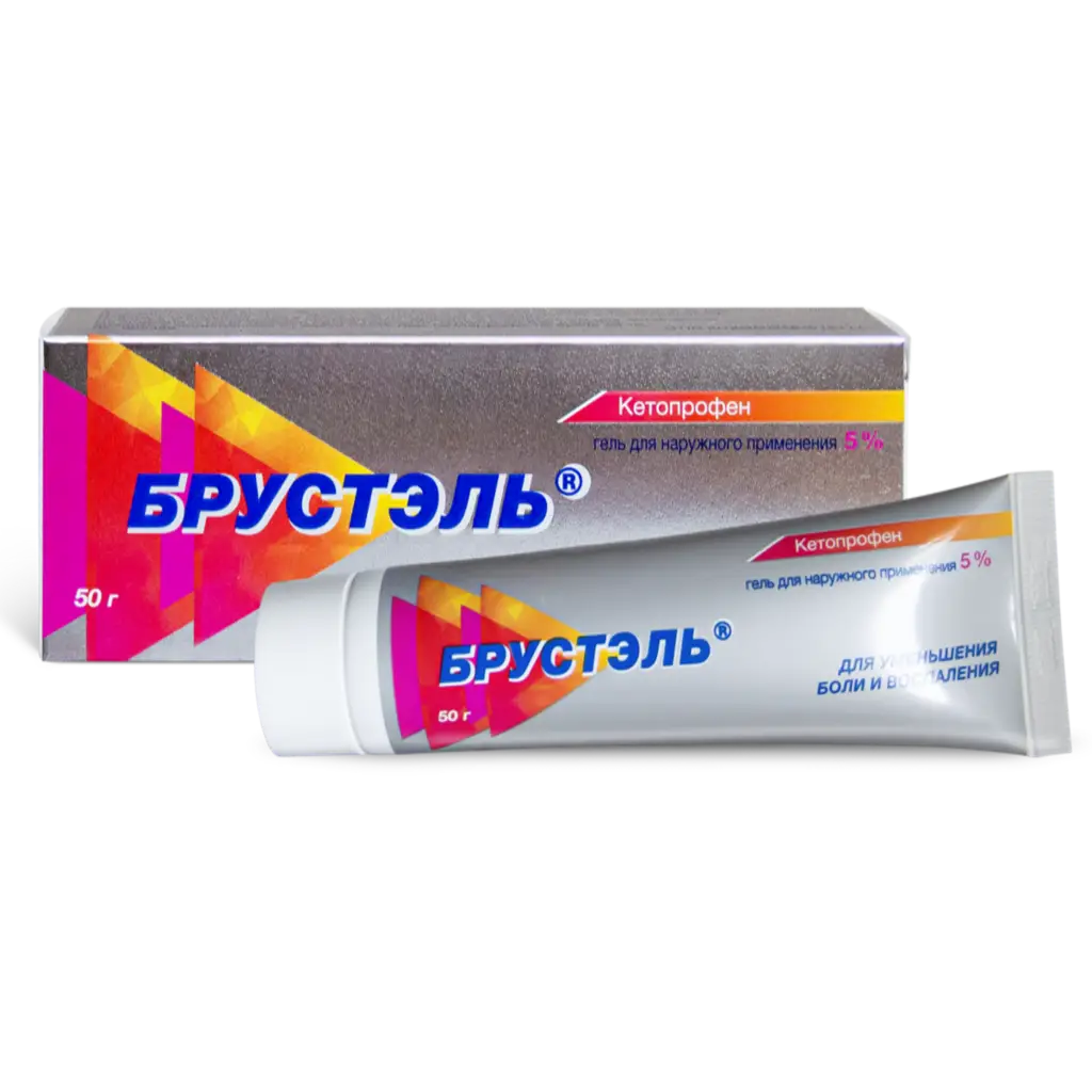 Брустэль туба(гель д/наружн. прим.) 5% 50г №1