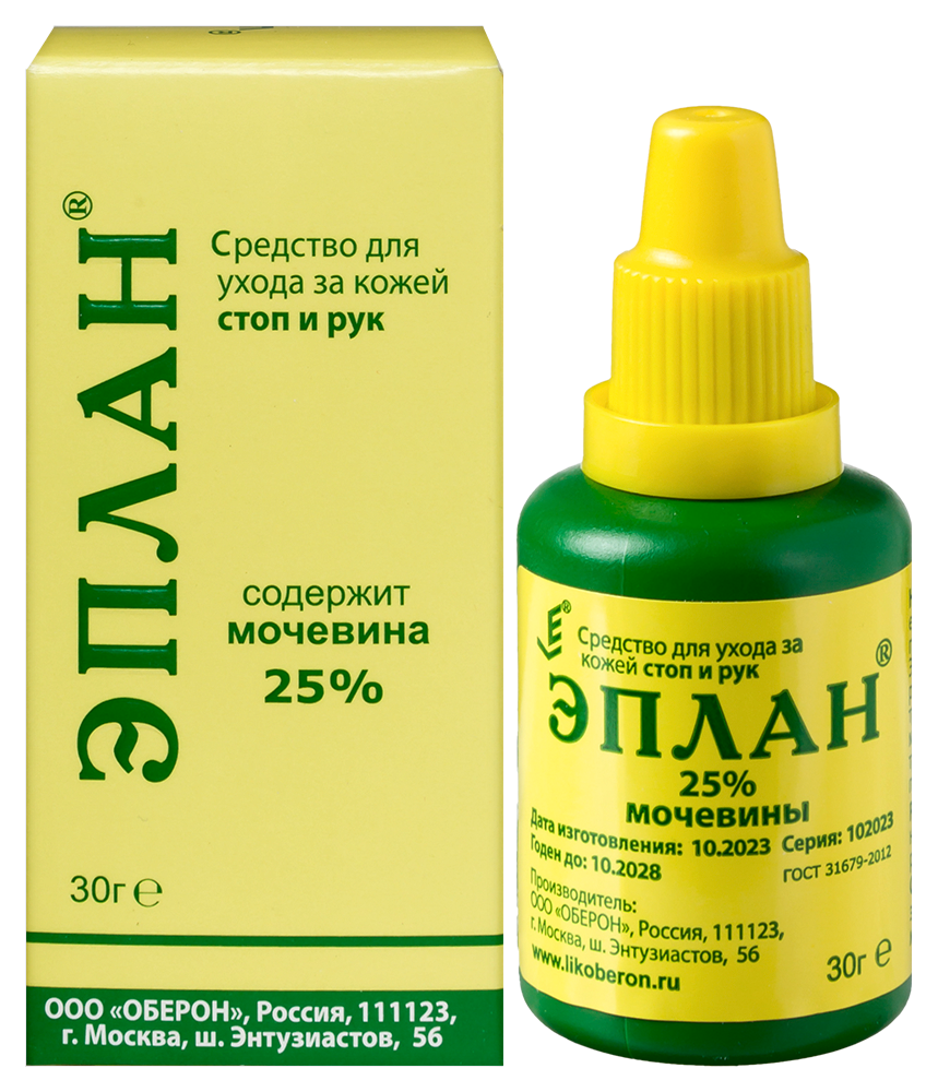 Эплан средство д/ухода за кожей стоп и рук (25% мочевины) 30г