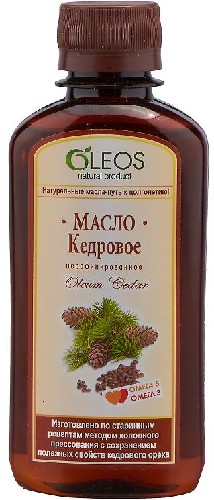 Масло пищевое Кедровое 200мл