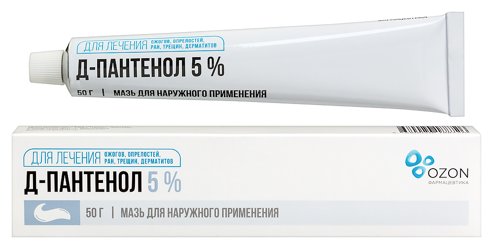 Д-Пантенол туба(мазь д/наруж. прим.) 5% 50г №1