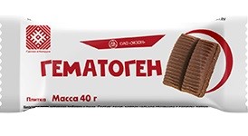 Гематоген лен плитка 40г