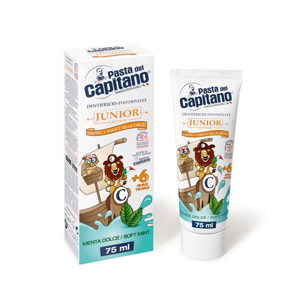 Зубная щетка детская Pasta Del Capitano Юниор 6+ мягкая