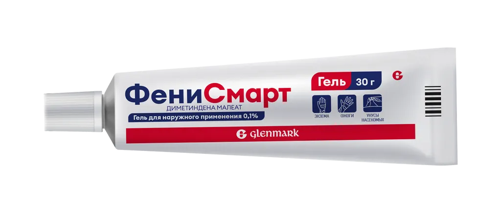 Фенисмарт туба(гель д/наружн. прим.) 0,1% 30г №1 картинка № 11