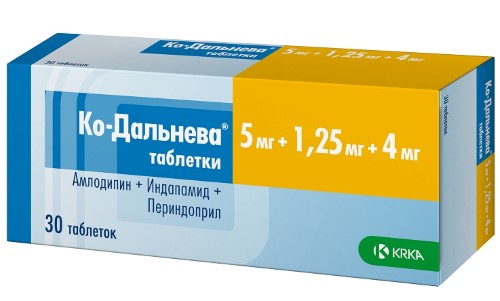 Ко-Дальнева таб. 5мг + 2,5мг + 8мг №30 картинка № 10