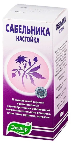 Сабельник-Эвалар фл.(настойка) 100мл