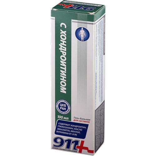 911 Хондроитин гель-бальзам д/суставов 100мл