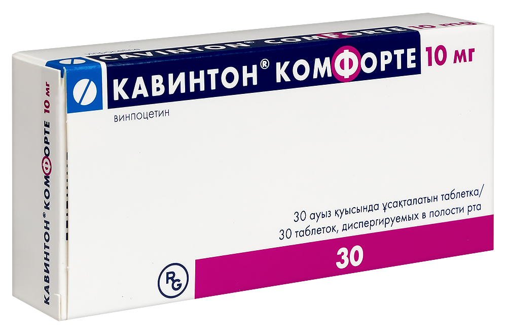 Кавинтон Комфорте таб. дисперг. в полости рта 10мг №30 картинка № 2