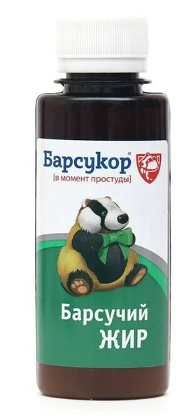 Барсучий жир "Барсукор" фл. 100мл