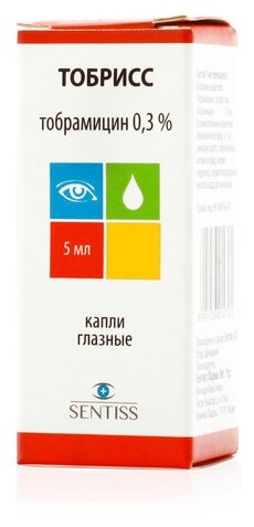 Тобрисс фл.-кап.(капли глазн.) 0,3% 5мл