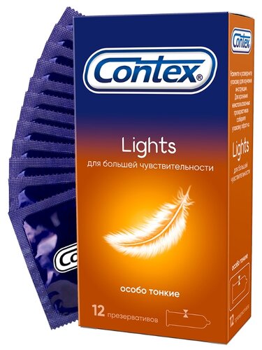 Презерватив CONTEX №12 Lights (особо тонкие)