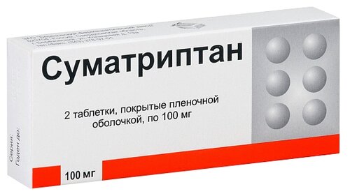 Суматриптан Реневал таб. п/пл. об. 100мг №2