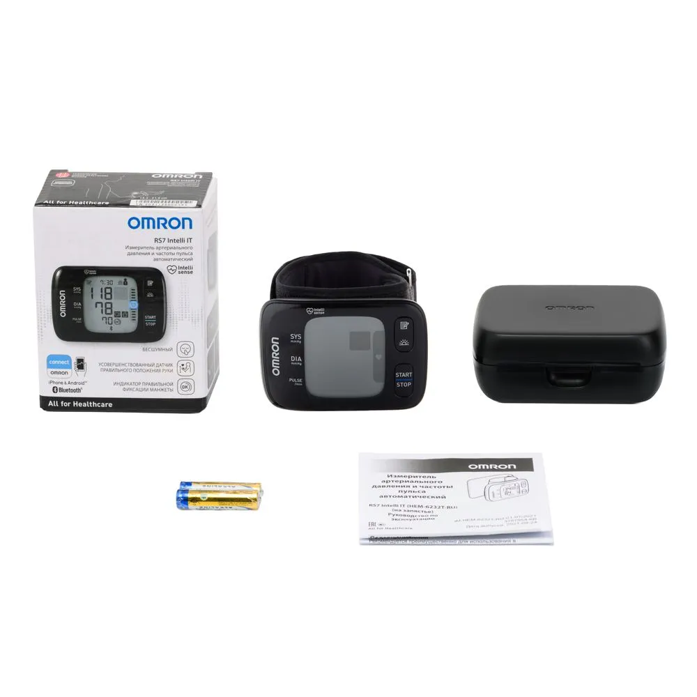 Тонометр OMRON RS7 Intelli IT (HEM-6232T-RU) картинка № 5