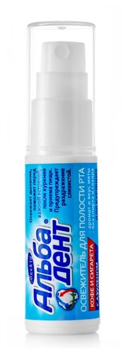 Ополаскиватель полости рта АЛЬБАДЕНТ бальзам д/курящих кофе и сигарета с азуленом 400мл