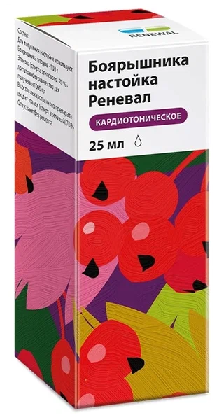 Боярышника настойка Реневал фл.-кап. 25мл