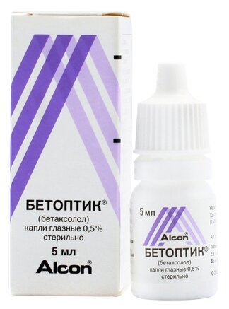 Бетоптик фл.-кап.(капли глазн.)  0,5% 5мл