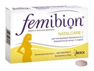 Фемибион Наталкер I таб. п/пл. об. 917мг №28