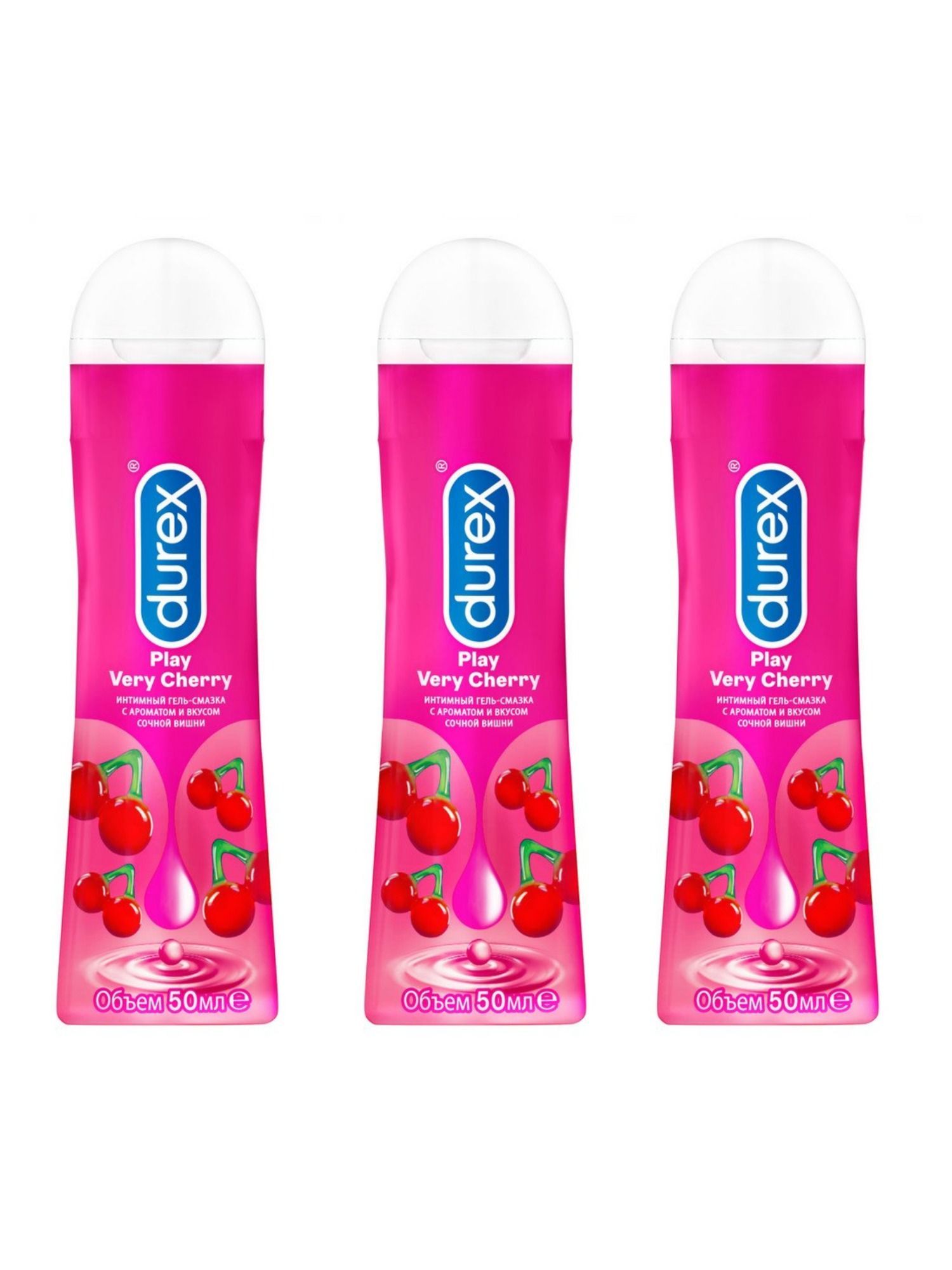 Гель-смазка Дюрекс (DUREX) Play Very Cherry с фруктовым ароматом (вишни) 50мл