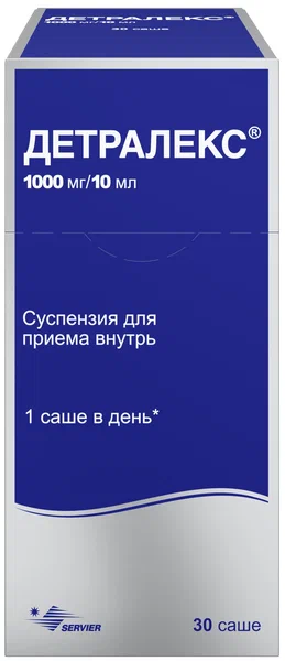 Детралекс сусп. 1000мг/10мл 10мл №30