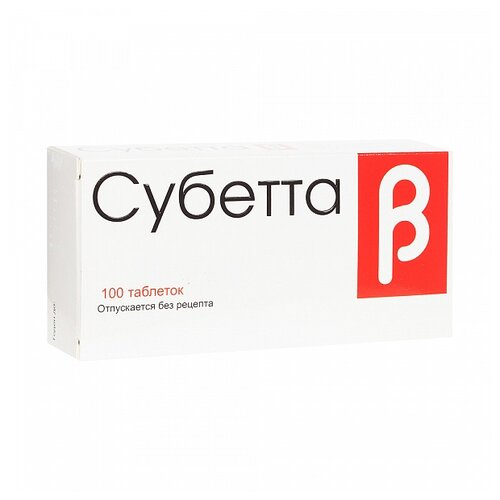 Субетта таб. д/расс. №100