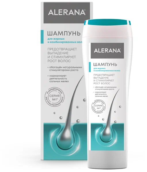 Алерана шампунь д/жирн. и комб. волос 250мл