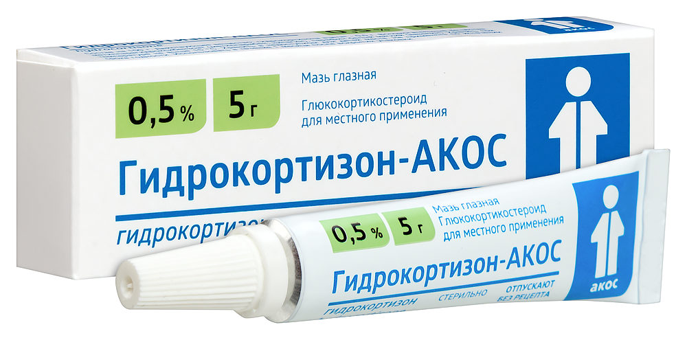 Гидрокортизон-АКОС туба(мазь глазн.) 0,5% 5г №1 картинка № 2