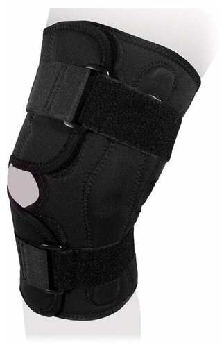 Бандаж W-3320 "REHAB" на коленный сустав с шарнирами разм. XL (серый)