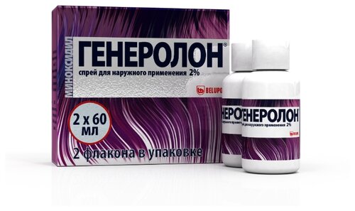 Генеролон спрей д/наруж. прим. 5% 60мл
