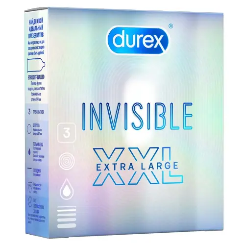 Презерватив DUREX Invisible XXL №3