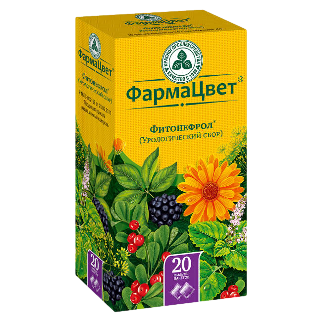 Сбор урологический (мочегонный) сбор-лек./пак.-фильтр 2г №20