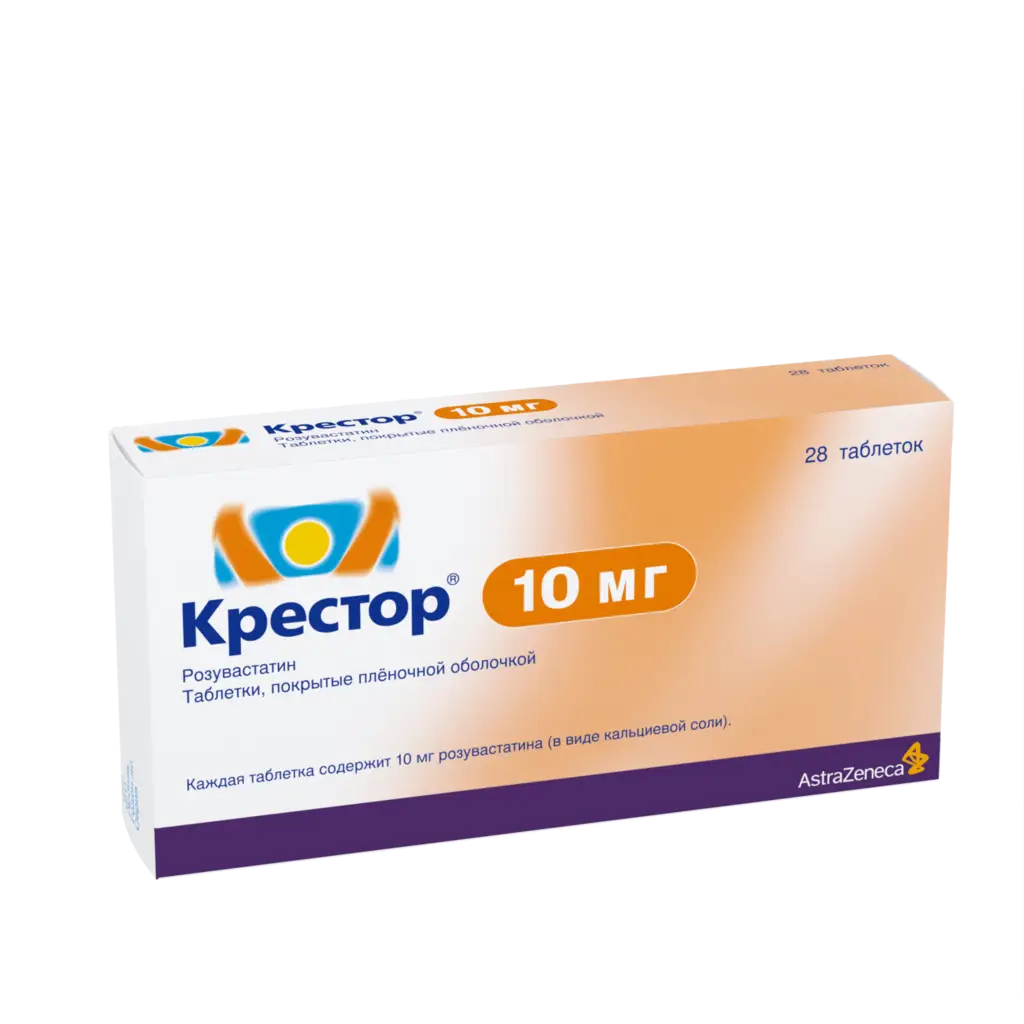Крестор таб. п/об. 10мг №28 картинка № 3