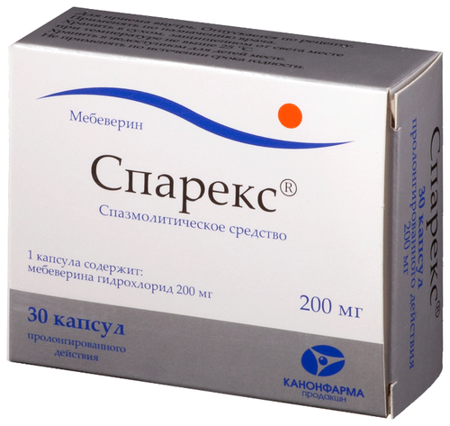 Спарекс капс. с пролонг. высв. 200мг №30 (15х2)