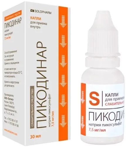 Пикодинар фл. (капли внутр. прим.) 30мл