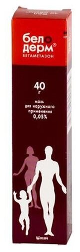 Белодерм туба(крем д/наружн. прим.) 0,05% 40г №1