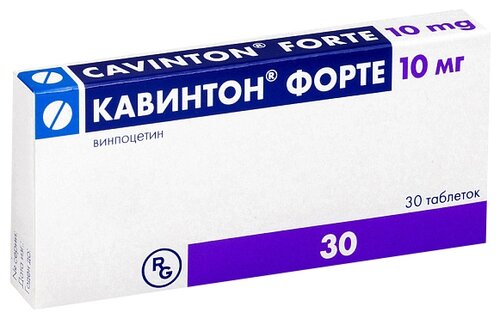 Кавинтон форте таб. 10мг №30