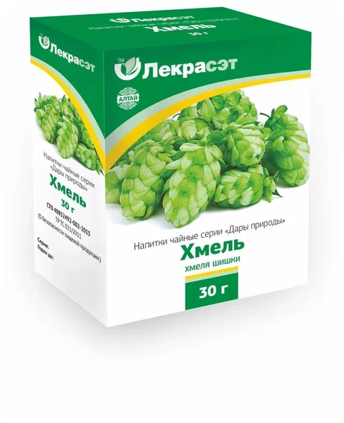 Хмеля соплодия пак. 30г